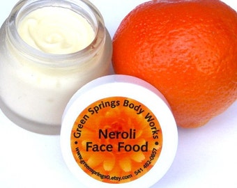 Neroli Face Food Moisturizer,  Cream, Organic Moisturizer, Organic Skincare