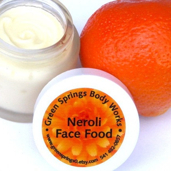 Neroli Face Food Moisturizer,  Cream, Organic Moisturizer, Organic Skincare