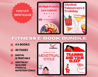 FITNESS EBOOK BUNDLE | done for you | meal plan | fitness information booklets | strength training guide | coaches & clients | weight loss