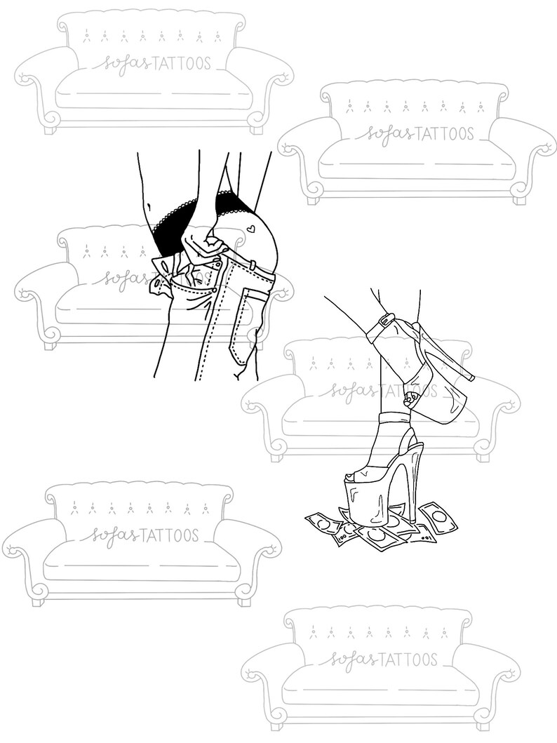 Chappell Roan Tattoo Flash 2 Etsy