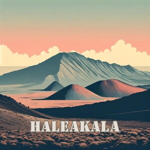 Haleakala National Park digital art print!