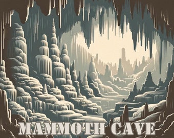 Mammoth Cave digital art print!