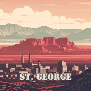 St. George Retro Digital art