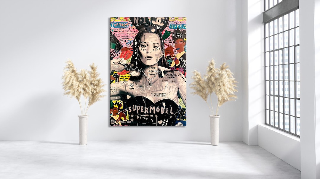 Toile pop art David Bowie Aladdin Sane par East Urban Home