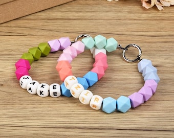 Personalized Beaded Pet Name Collar ,Custom Small Dog Cat ID Collar, Large Pet Necklace,Colorful Beads Collar, Pet Loss Prevention Necklace