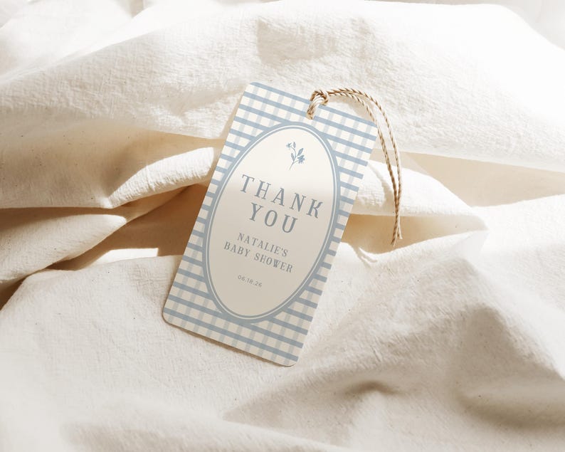 Blauwe gingang babyshoweruitnodiging | Bewerkbare digitale sjabloon | Afdrukbare uitnodiging babyjongen afbeelding 10