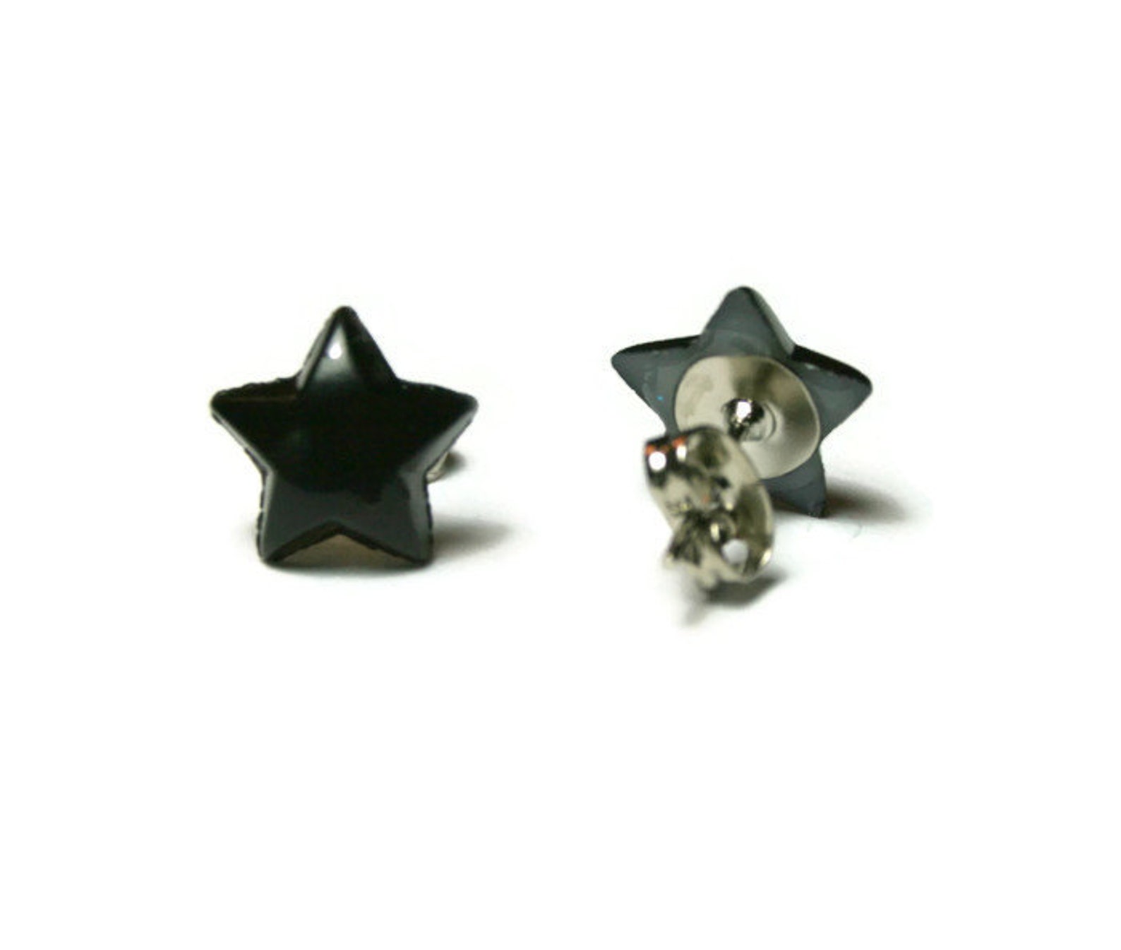 Black star earrings Clearance