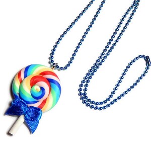Rainbow Lollipop Necklace