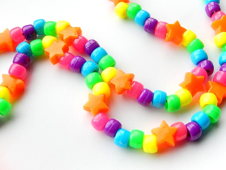 Bubbelstav Kandi Halsband, Regnbågsblåsare, Rave Plur bild 4
