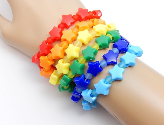 Candy Bracelet Rainbow Mixed Stones