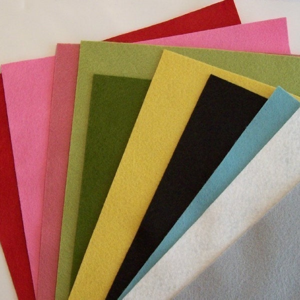 Retro Colors Felt Collection
