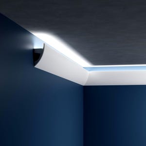 Led Ceiling Light Molding Baseboard, accent wall molding, flat skirtingboards(All taxes for allcountries are included and no tarriffs forUS)