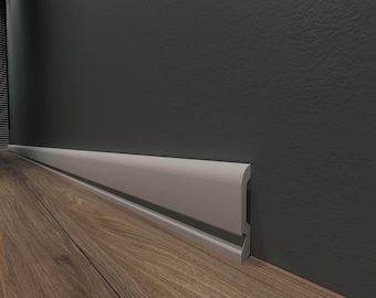 Led Floor Light Molding Baseboard, accent wall molding, flat skirting boards,  accent wall trim,  Each is W7&#39; / 240cm ONLY original listing