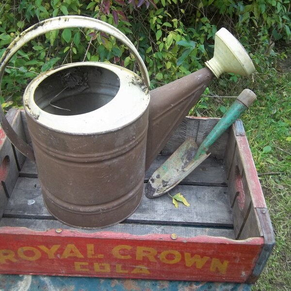 Vintage  ROYAL CROWN COLA  Wooden Soda Crate bOX rEPURPOSE