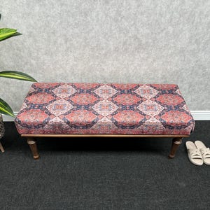 Upholstered Bench, Ottoman Benches, Modern Bench, Wooden Bench, End Of Bed Bench, Handmade Furniture, Vanity Pouf Stool, Entryway Bench,