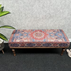 Upholstered Bench, Ottoman Benches, Modern Bench, Wooden Bench, End Of Bed Bench, Handmade Furniture, Vanity Pouf Stool, Entryway Bench,