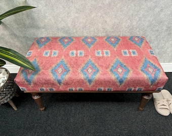 Ottomansk bänk, Fönsterbänk, Sovrumsbänk, Möbelbänk, Soffabänk, Bänk med turkisk matta, Fotpallsbänk, Matbordsbänk,
