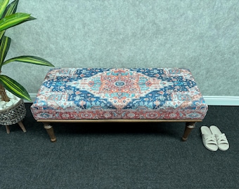 Upholstered Bench, Ottoman Benches, Modern Bench, Wooden Bench, End Of Bed Bench, Handmade Furniture, Vanity Pouf Stool, Entryway Bench,