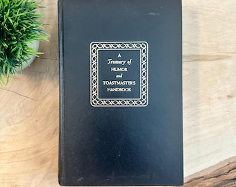 Un Tesoro del Humor y Manual del Toastmaster/Libro Elegante para la Decoración y la Risa