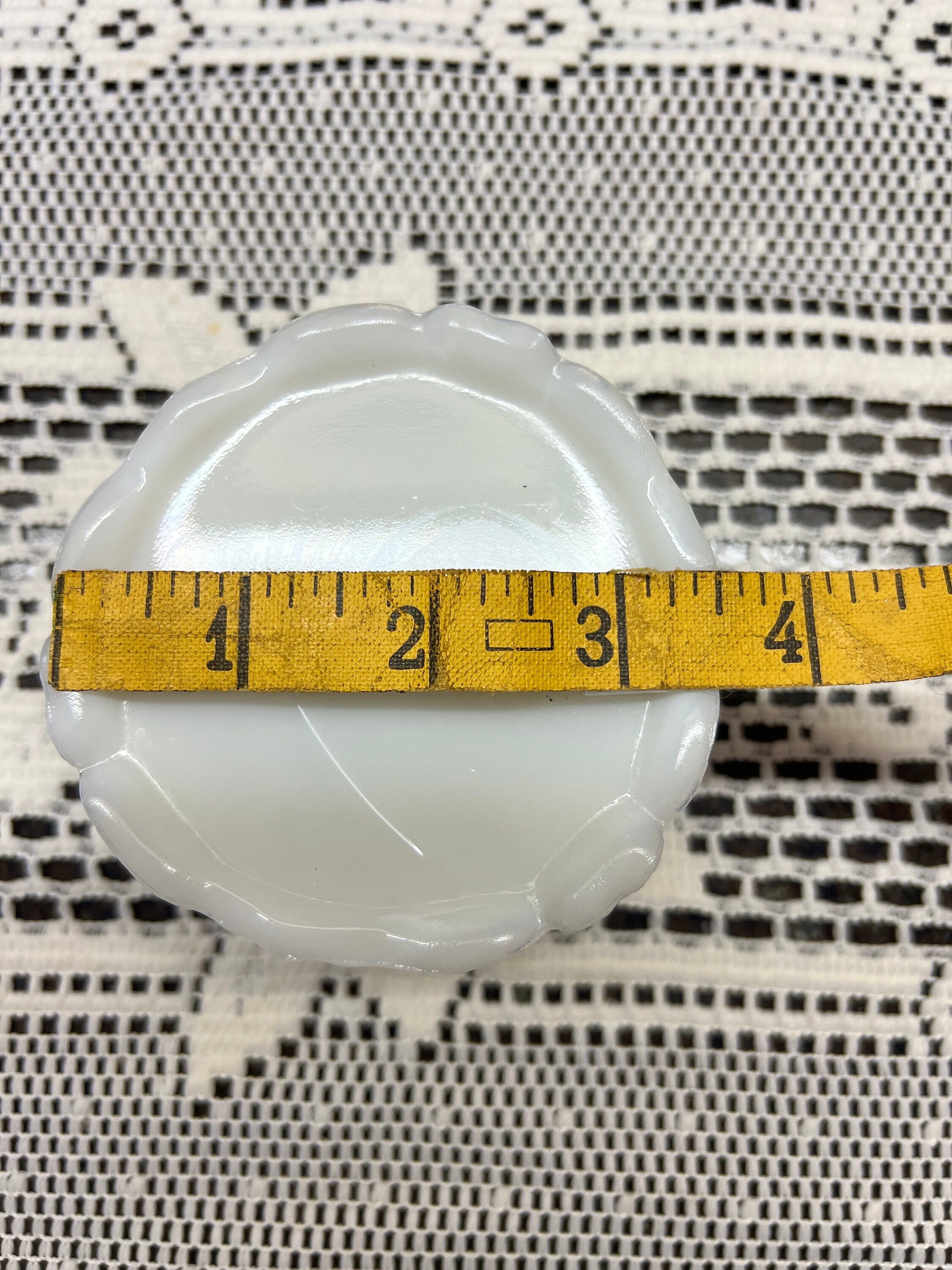 Dithridge Co., PA 1890's Pressed Glass Victorian Opaque White Milk