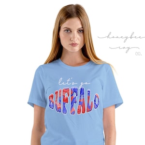 Let&#39;s Go Buffalo Puffy T-Shirt, Buffalo T-Shirt, Buffalo, Buffalo Shirt, Let&#39;s Go Buffalo, Buffalo Football, 716