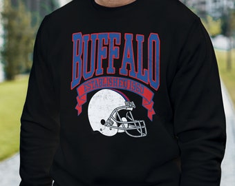 Buffalo Football Crewneck Sweatshirt | Buffalo Football, Buffalo Bills Sweatshirt, Bills Sweatshirt, Buffalo Football Sweatshirt