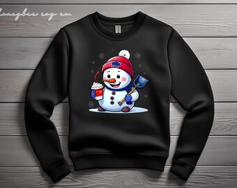 Kids Buffalo Snowman Crewneck Sweatshirt | Buffalo Football, Kids Buffalo Snowman Sweatshirt, Kids Buffalo Bills Sweatshirt, Snowman