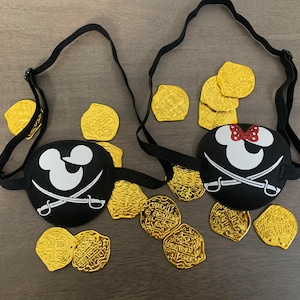 Bekväm ögonlapp med pirater; Disney-inspirerad