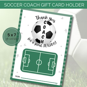 Voetbalcoach cadeaukaarthouder, afdrukbare cadeaukaarthouder voor voetbalcoach, voetbalcoach cadeau, teamcadeau, bedankt coach, einde seizoen