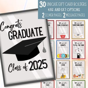 Abitur Geschenkkartenbuch, College-Geschenkkartenhalter-Paket, College-Überlebensbuch, Glückwünsche bestanden, Klasse von 2025 Grad Pflegepaket