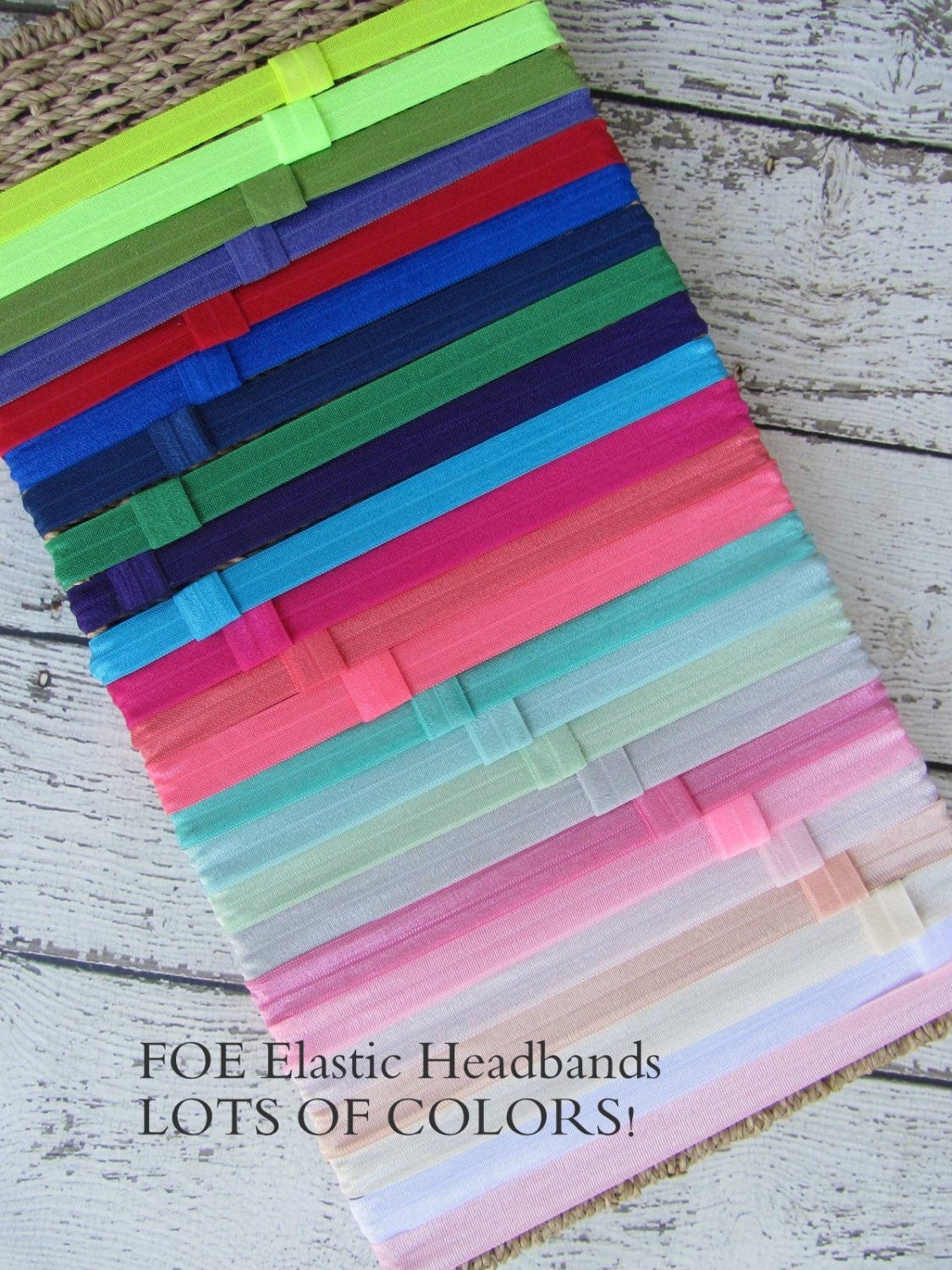 FOE Elastic Headbands with Interchangeable Loop Clip Inserts Lots of …