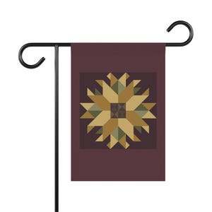 Autumn Sunflower Barn Quilt Garden Flag | Fall Decor
