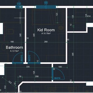 117 M Small House Plan PDF + DWG | 2 Bedroom Modern House Floor Plan ...