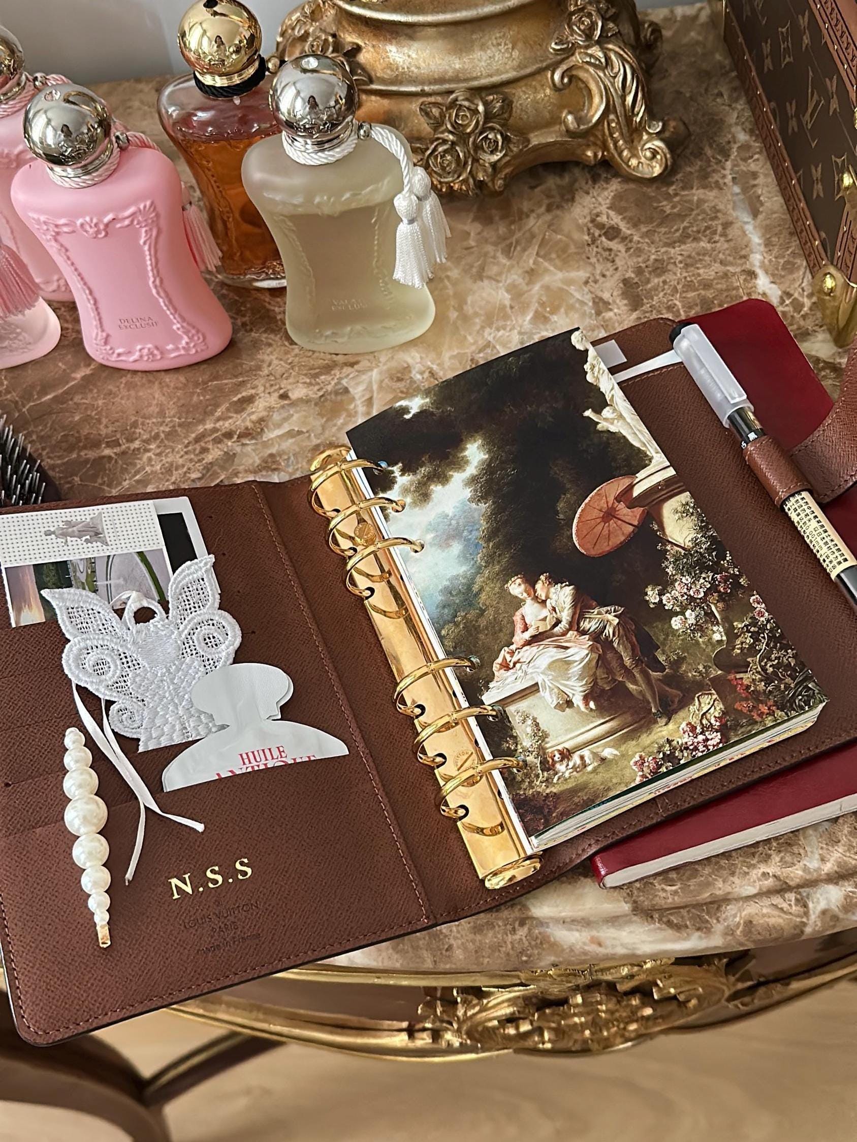 Louis Vuitton Notebook - Etsy Israel