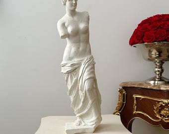 Sculpture grecque de Vénus de Milo, Aphrodite de Melos | Reproduction de qualité musée (17 pouces)