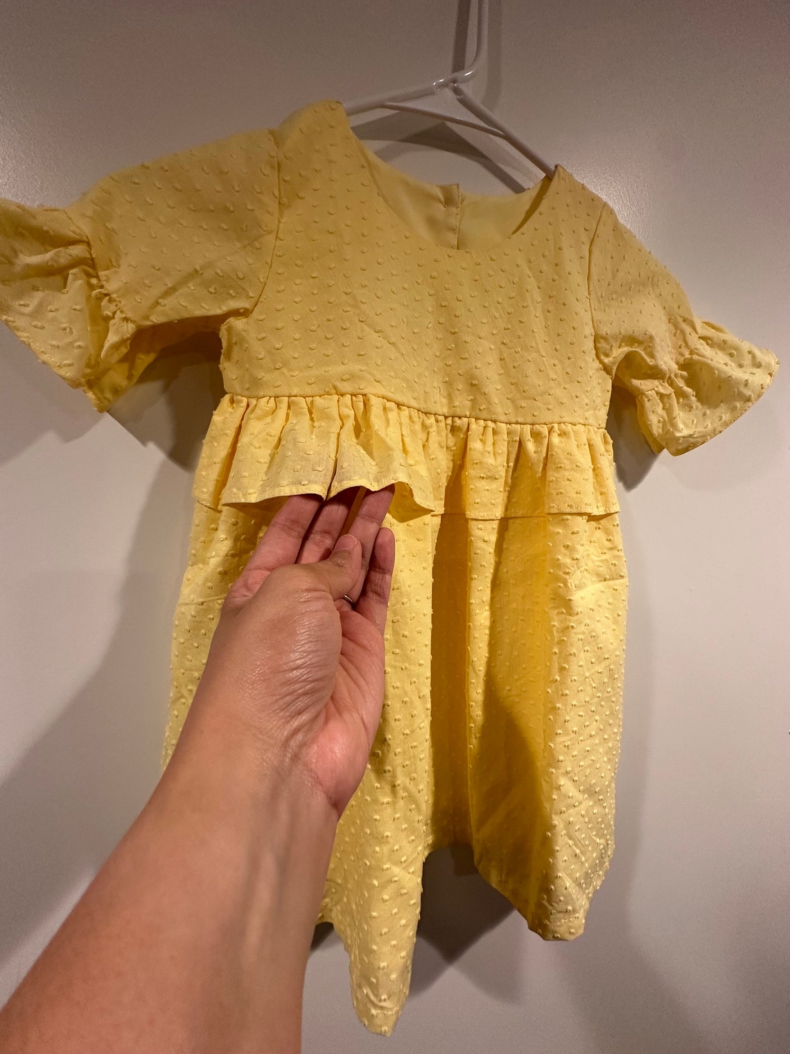 Yellow Aloha Summer Sleeveless Ruffle Dress