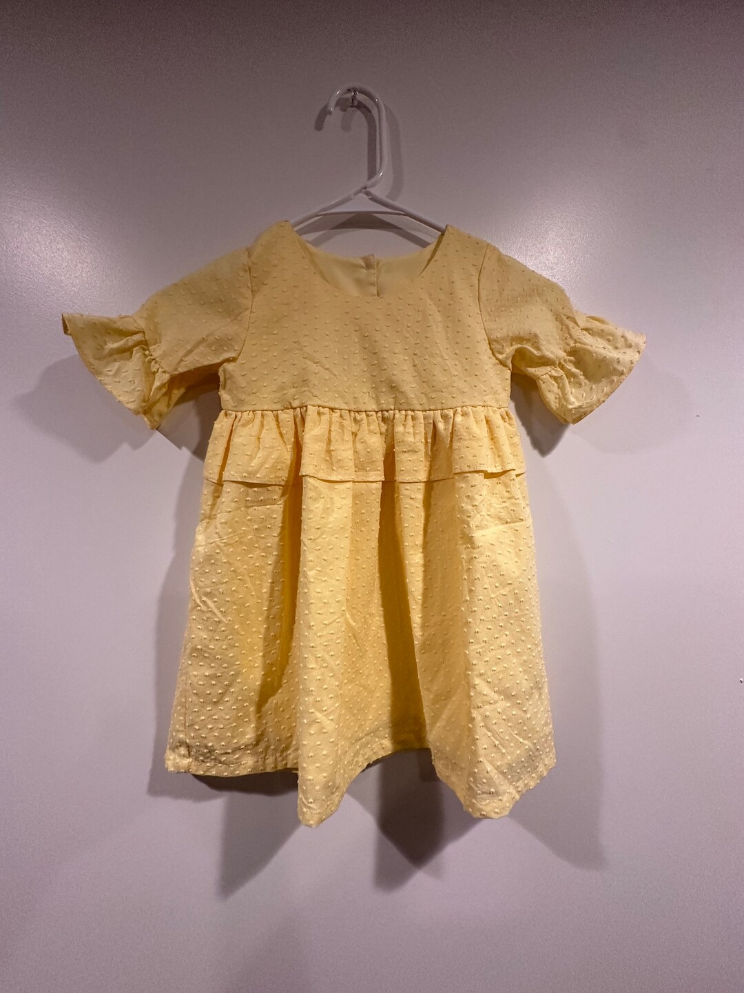 Yellow Aloha Summer Sleeveless Ruffle Dress main image 1