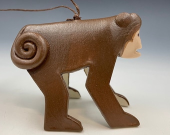 Monkey ornament