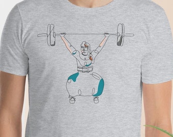 Camiseta unisex de manga corta Lady Squattington