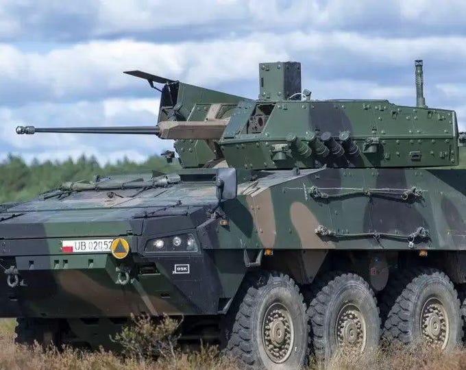 IFV Rosomak ZSSW-30 Platoon (4) 15mm 1:100 vehicle model