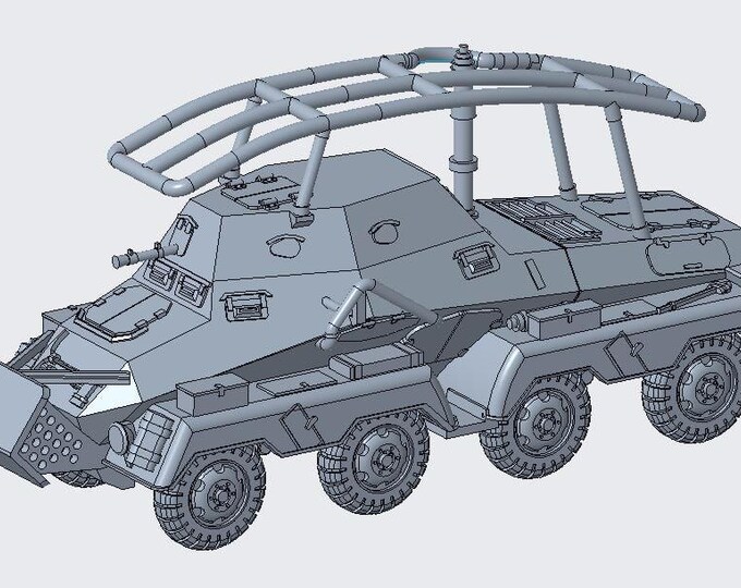 Sd.Kfz. 263 / rad  -15mm 20mm 28mm flames of war, bolt actio, wargaming IIWW, wargaming, model