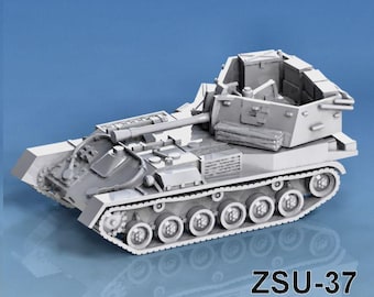 ZSU-37 – 15mm 20mm 28mm WWII , Polish People's Army , bolt action,  flames of war, wargaming, model, Polish Army, Poland