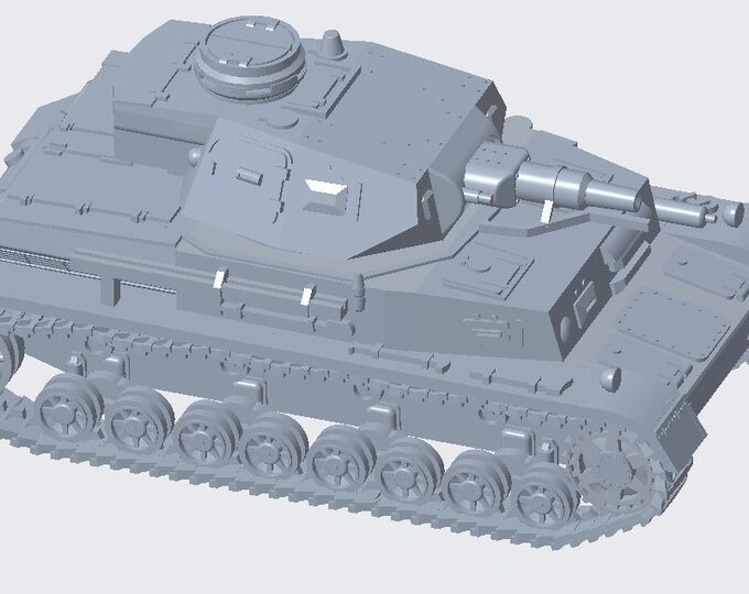 PzKpfw IV Ausf. A/B/C/D - Panzerkampfwagen IV - Panzer IV -  15mm 20mm 28mm flames of war, bolt action,