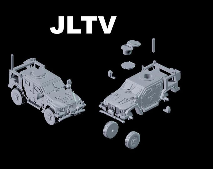 JLTV MRAP (Mine-Resistant Ambush Protected)  - vehicle model -  15mm 20mm 28mm scale