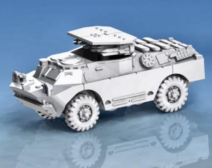 BRDM-2 9M14M AT-3 Sagger/Maultka open 15mm or 20mm or 28mm  scale model