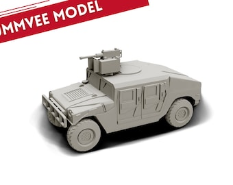 HMMWV Humvee M998 15mm 1/100 scale model