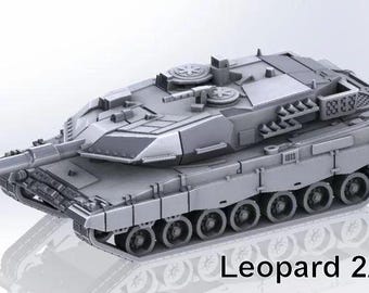 Leopard 2 A5 15mm 1/100 tank model