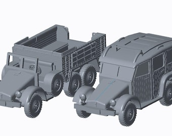 Krupp Protze  -15mm 20mm 28mm flames of war, bolt actio, wargaming IIWW, wargaming, model