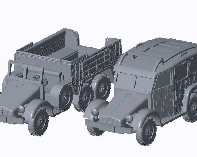 Krupp Protze  -15mm 20mm 28mm flames of war, bolt actio, wargaming IIWW, wargaming, model