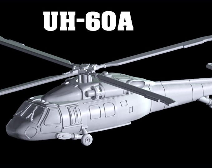 BLACK HAWK helicopter model -  15mm 20mm 28mm scale